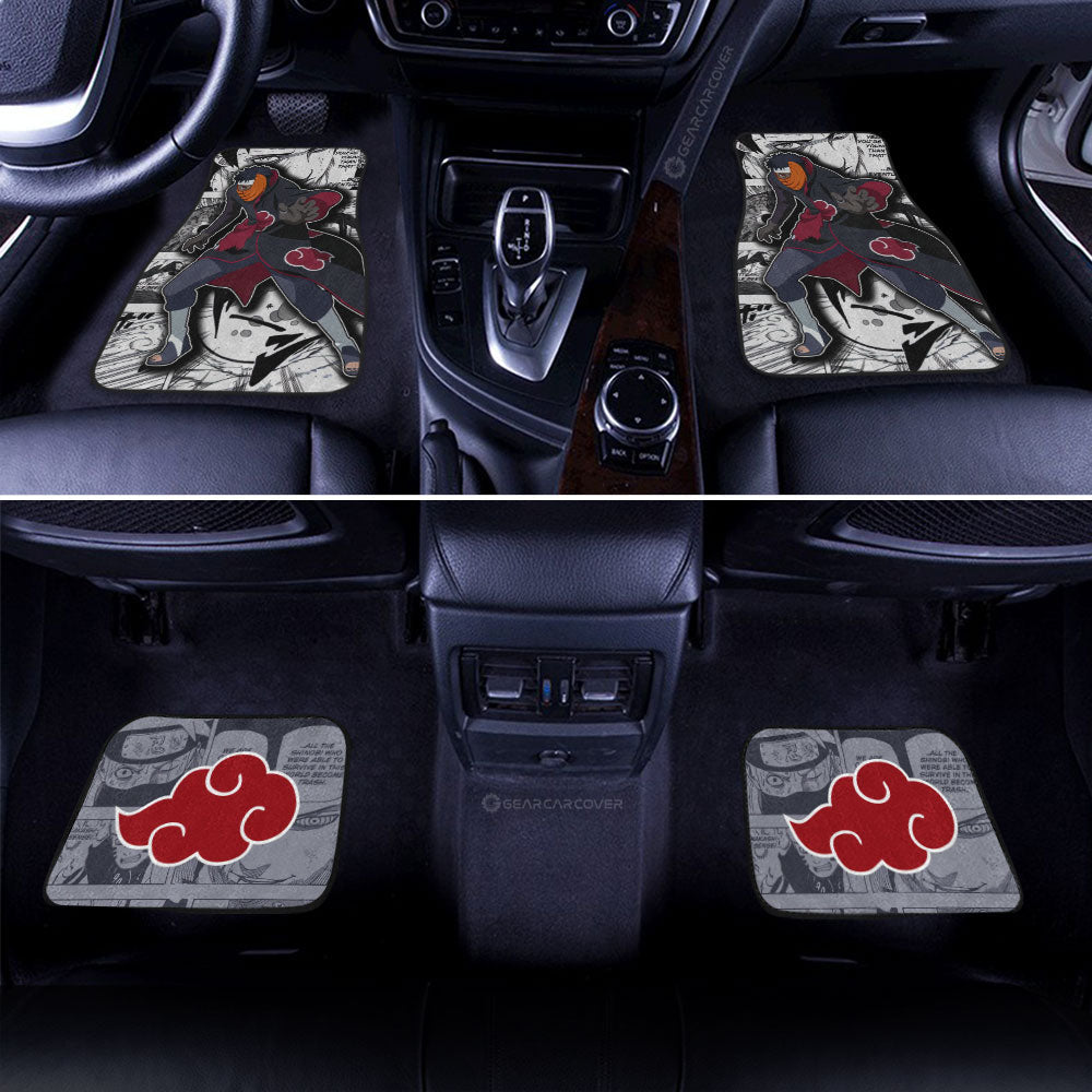 Obito Car Floor Mats Custom Naruto Anime Car Accessories Mix Manga
