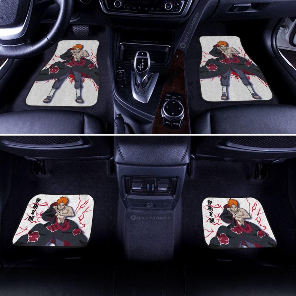 Pain Car Floor Mats Custom Gifts For Anime Naruto Fans
