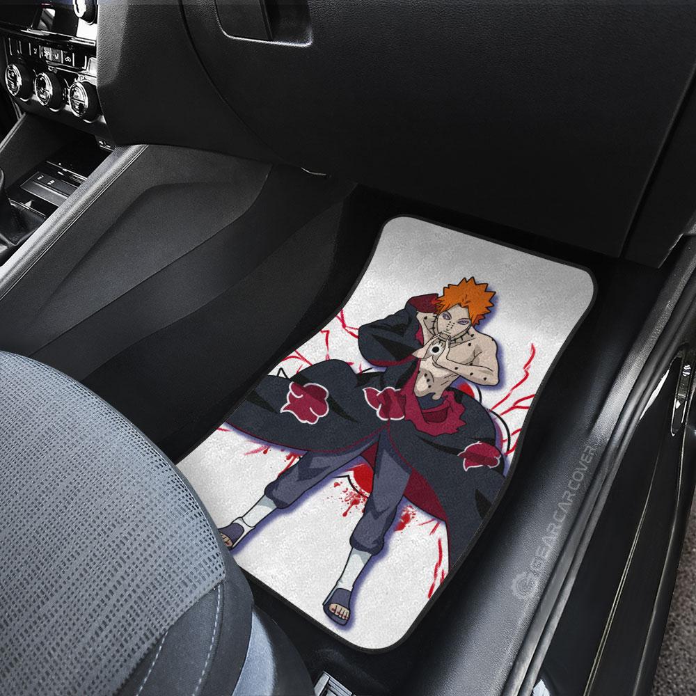 Pain Car Floor Mats Custom Gifts For Anime Naruto Fans