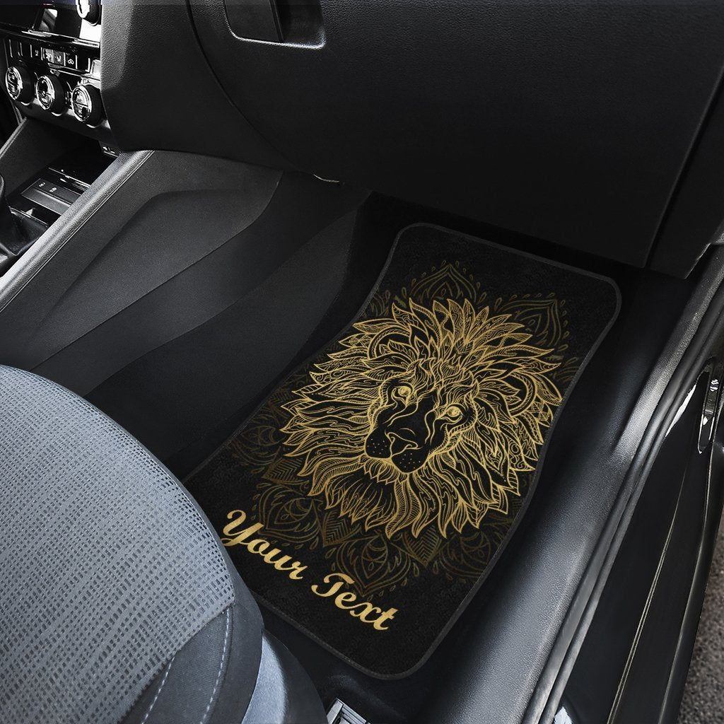 Personalized Leo Car Floor Mats Customize Name Zodiac Car Accessories