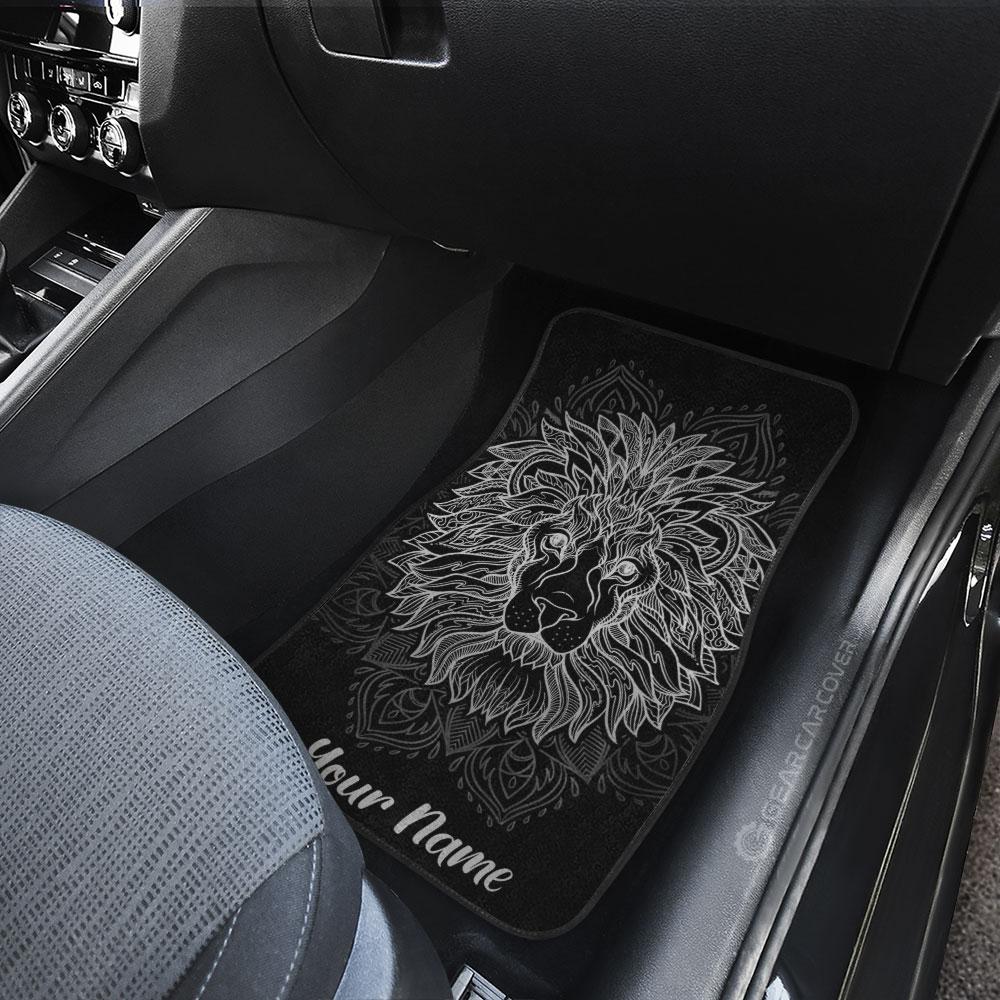 Personalized Leo Car Floor Mats Customize Name Zodiac Car Accessories