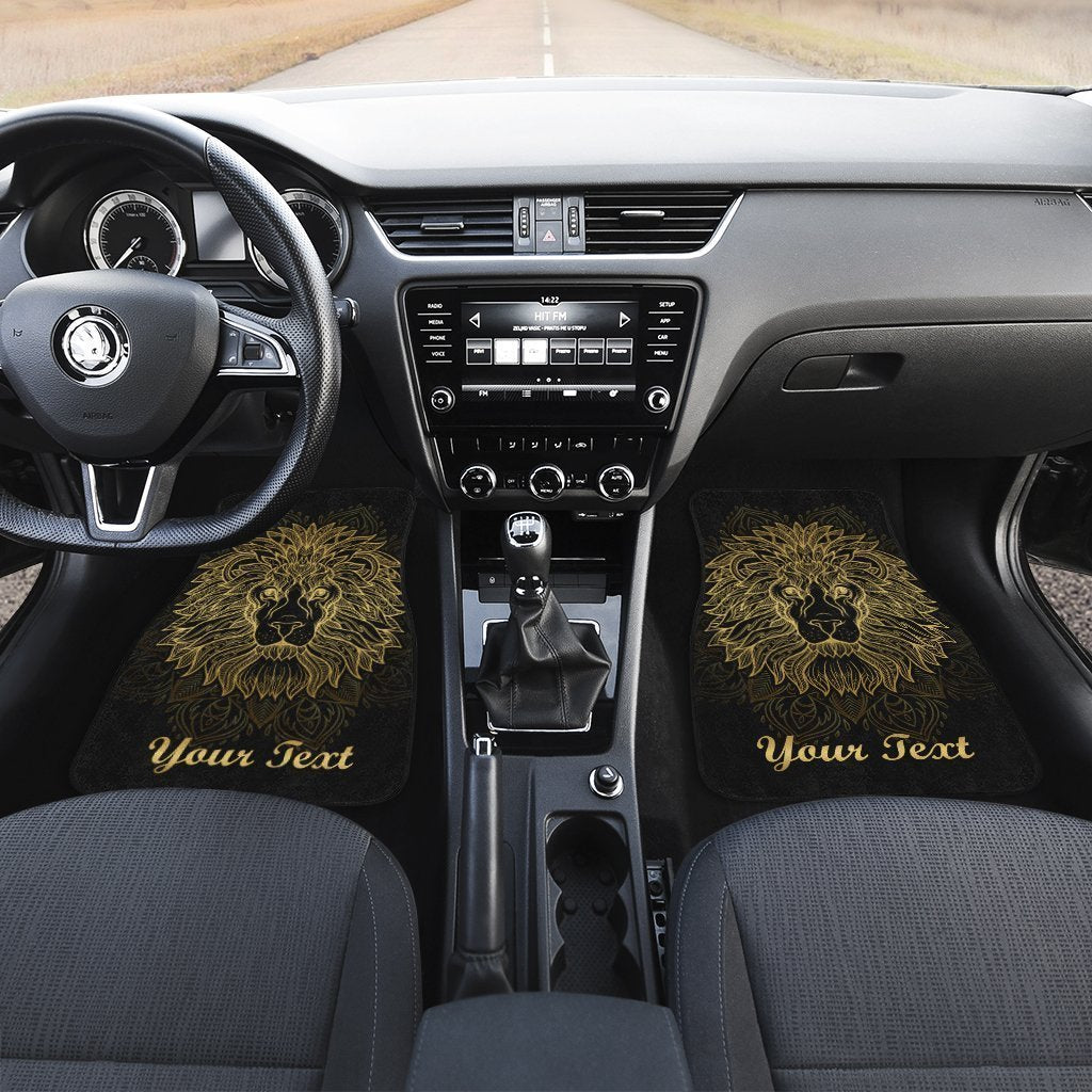 Personalized Leo Car Floor Mats Customize Name Zodiac Car Accessories