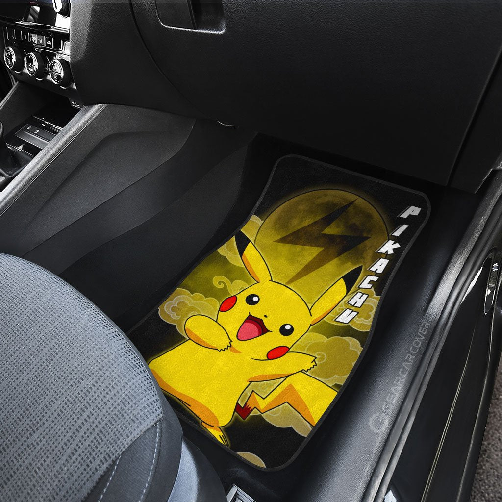Pikachu Car Floor Mats Custom Pokemon Anime Car Accessories For Anime Fans