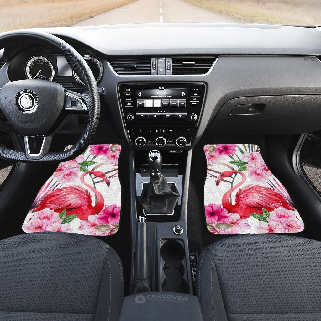 Pink Flamingo Car Floor Mats Custom Beautiful Car Interior Accessories