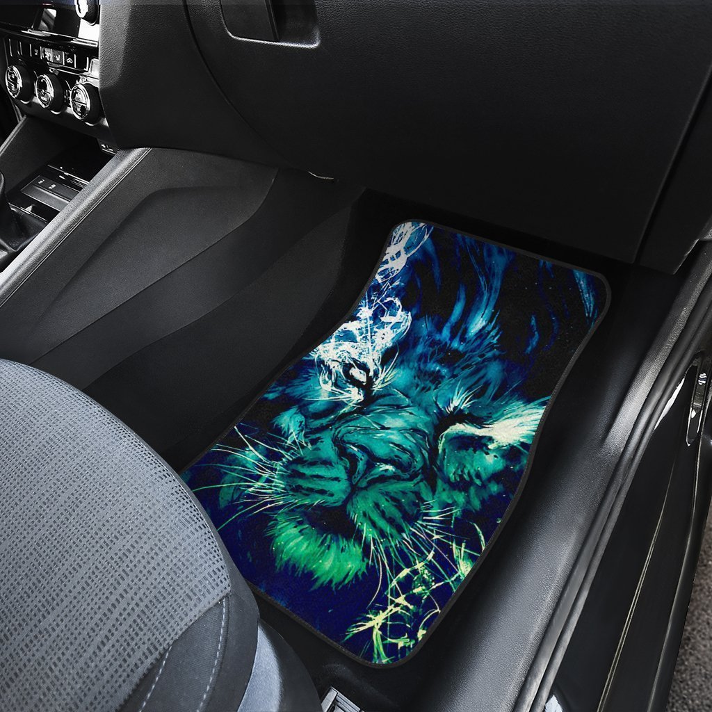 Pretty Cool Lion Car Floor Mats Custom Car Accessories Gift Idea For Dad