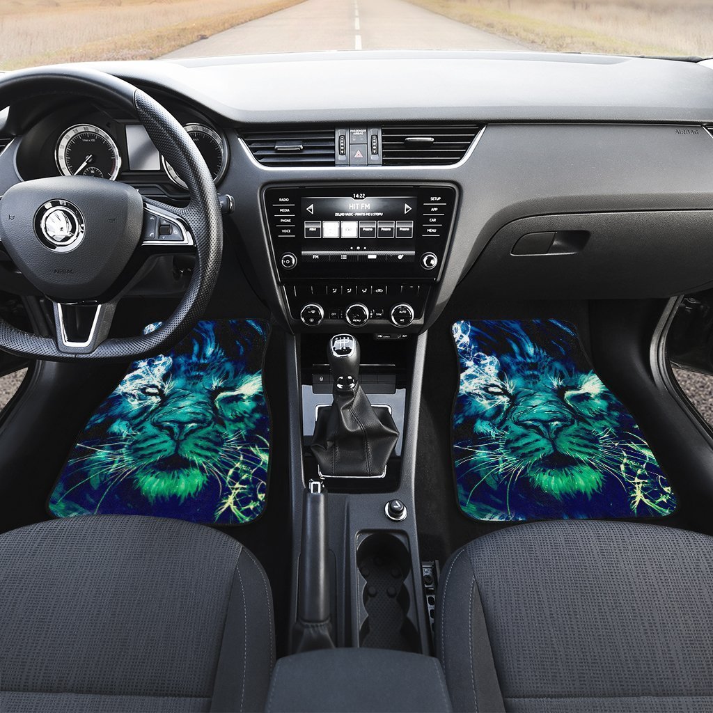 Pretty Cool Lion Car Floor Mats Custom Car Accessories Gift Idea For Dad