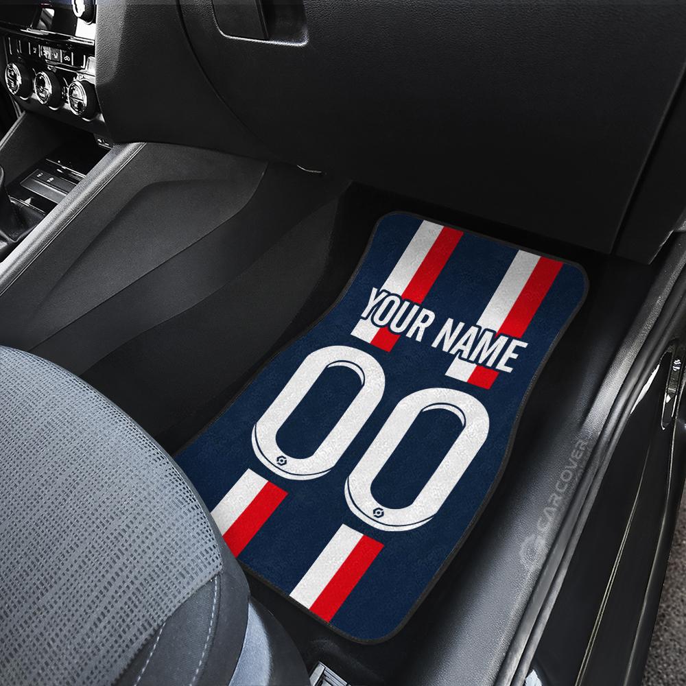PSG Custom Car Floor Mats Soccer Fan Gifts Idea