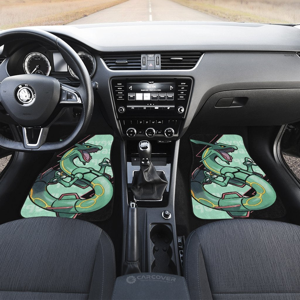 Rayquaza Car Floor Mats Custom Anime Pokemon Car Interior Accessories