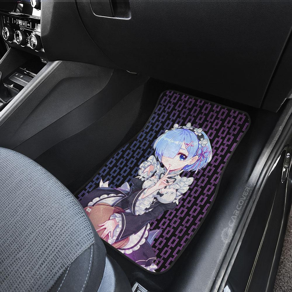 Rem Car Floor Mats Custom Re:Zero Anime Car Accessories