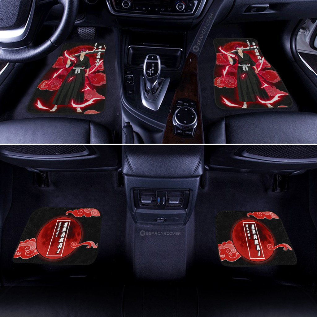Renji Abarai Car Floor Mats Custom Anime Bleach Car Interior Accessories