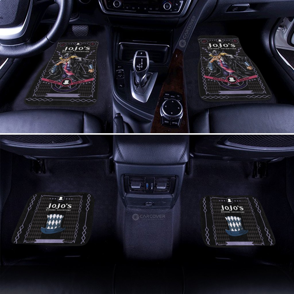 Robert E. O. Speedwagon Car Floor Mats Custom JoJo's Bizarre Anime Car Accessories