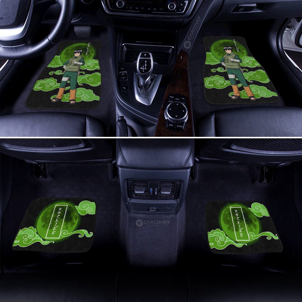 Rock Lee Car Floor Mats Custom Naruto Anime Car Interior Accessories