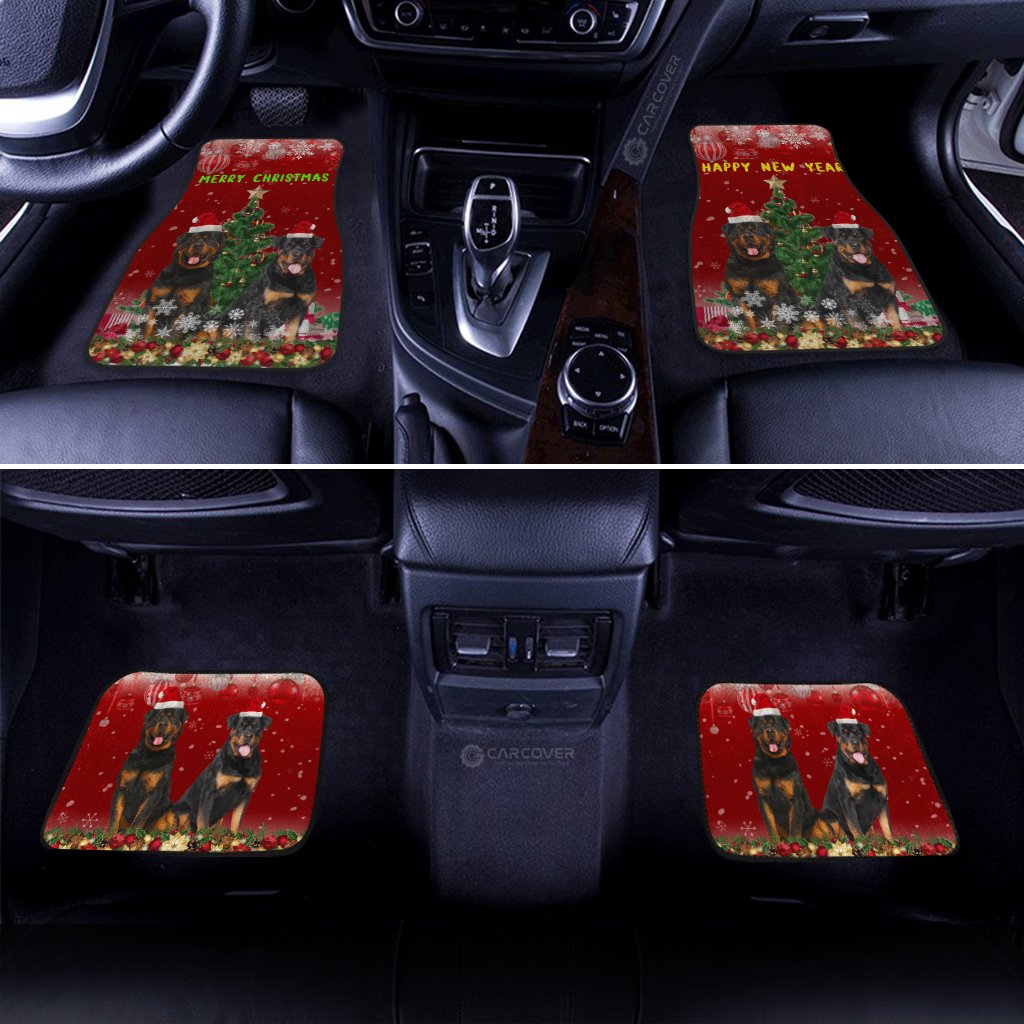 Rottweilers Car Floor Mats Custom Xmas Car Accessories