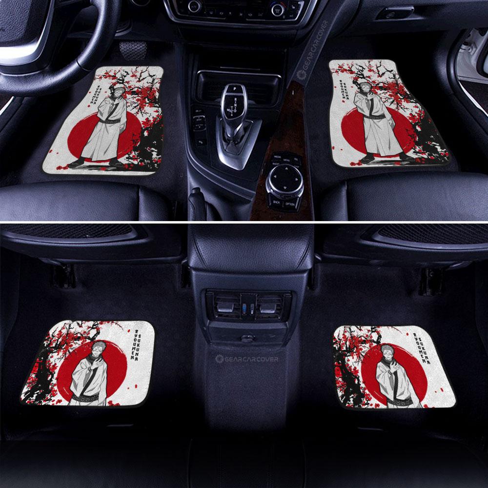 Ryomen Sukuna Car Floor Mats Custom Japan Style Jujutsu Kaisen Anime Car Accessories