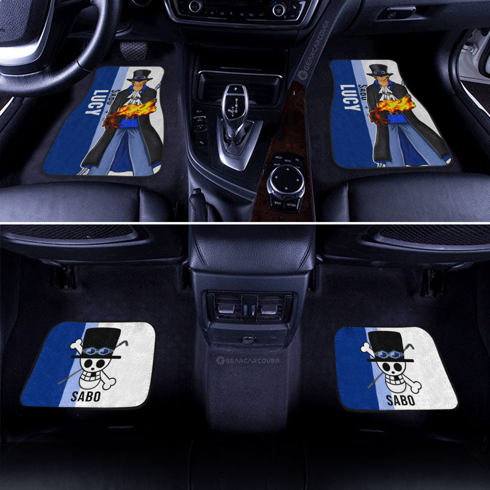 Sabo Car Floor Mats Custom One Piece Car Accessories Gifts For Anime Fans