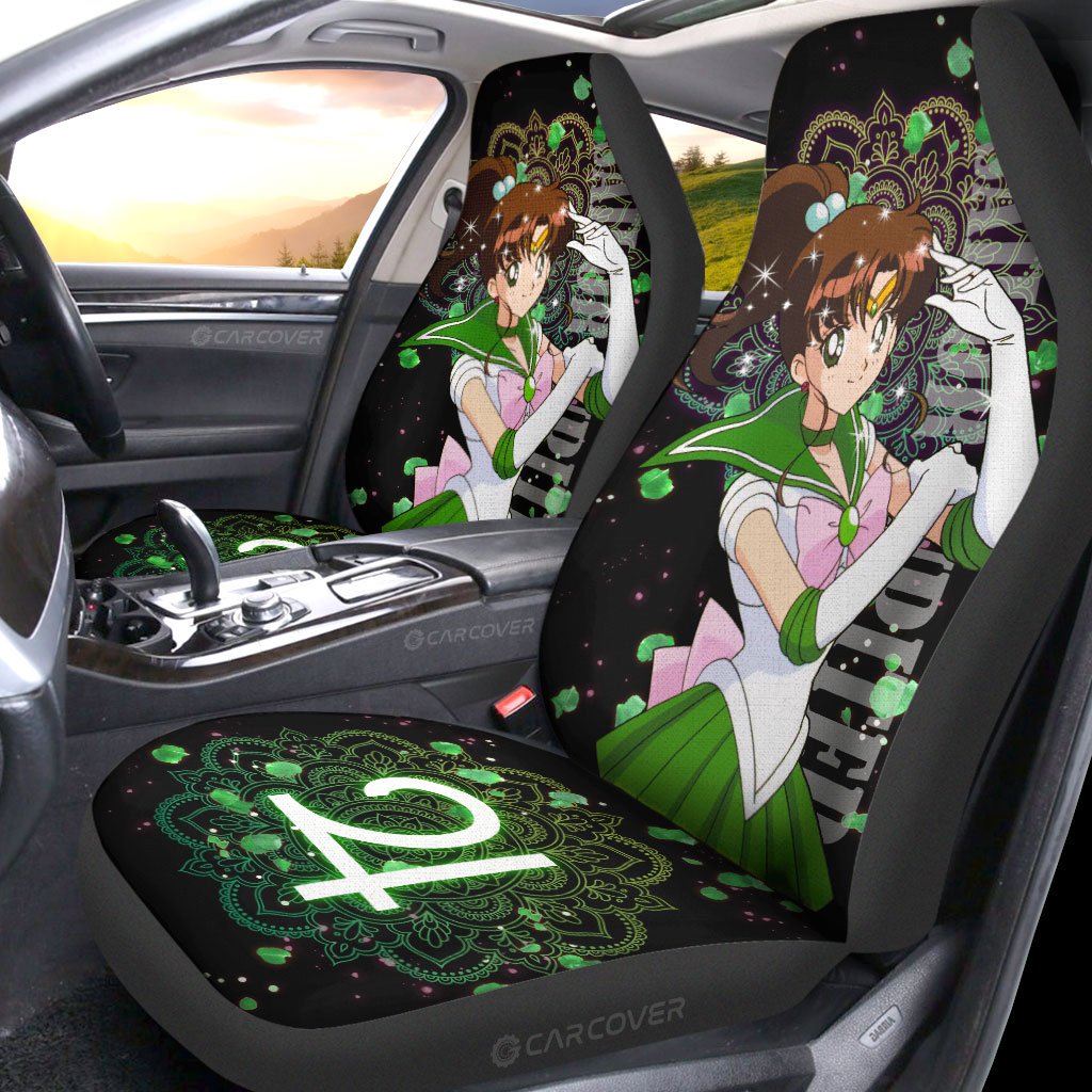 Sailor Jupiter Car Seat Covers Custom Sailor Moon Anime Car Interior Accessories