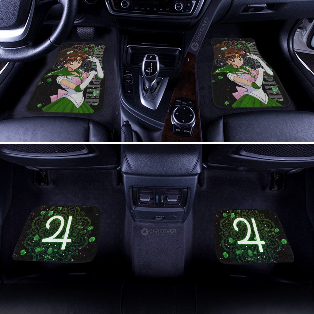 Sailor Moon Car Floor Mats Custom Anime Sailor Jupiter Car Accessories