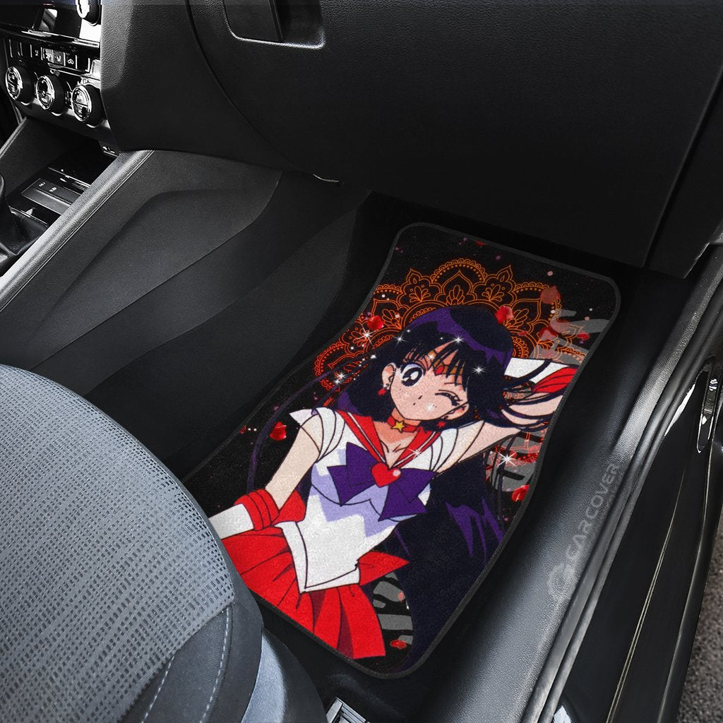 Sailor Moon Car Floor Mats Custom Sailor Mars Anime Car Accessories