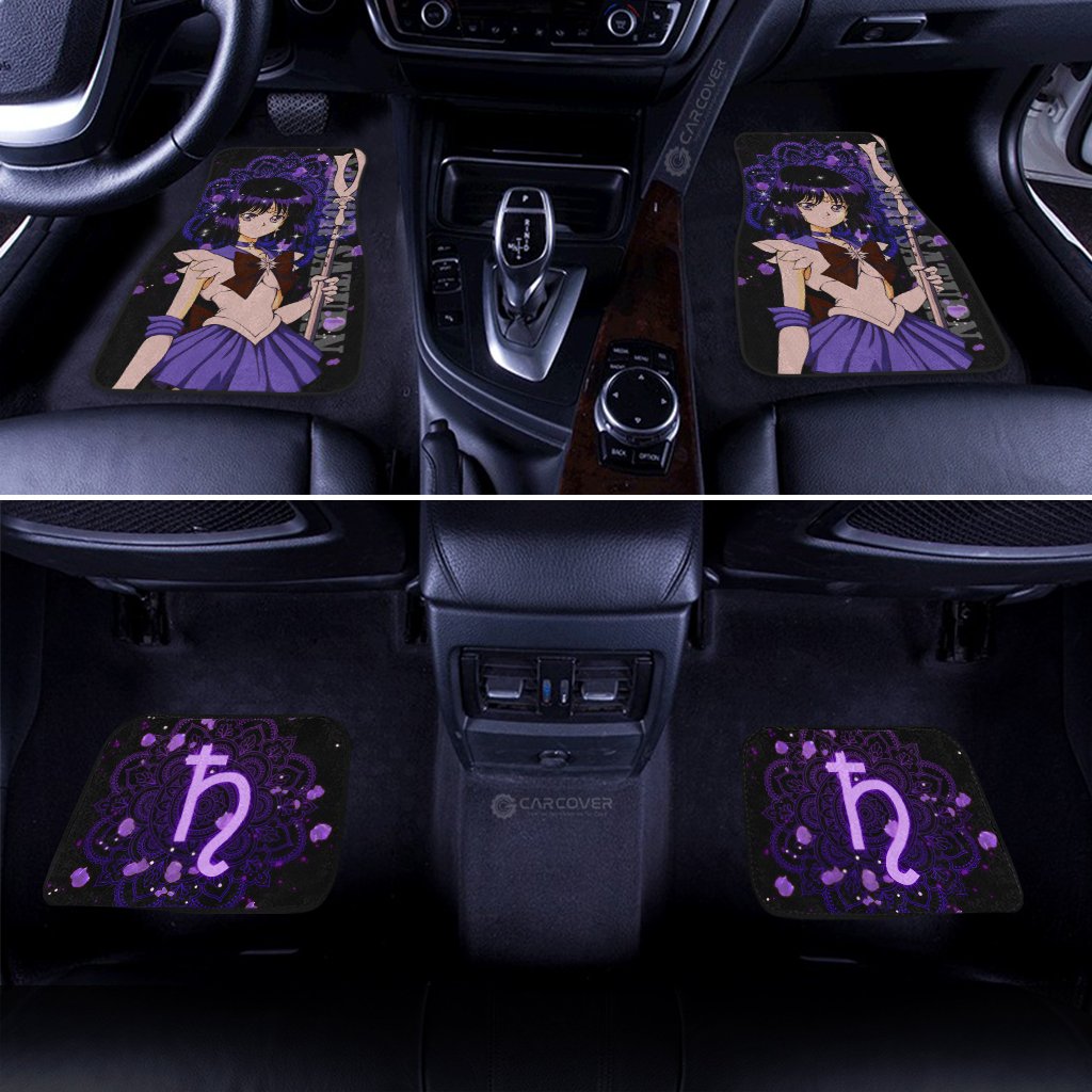 Sailor Moon Sailor Saturn Car Floor Mats Custom Anime Car Accessories