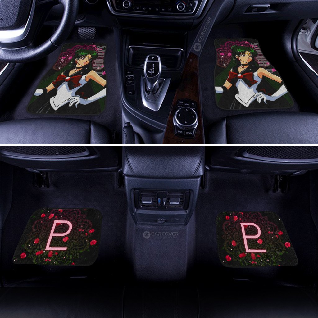 Sailor Pluto Car Floor Mats Custom Sailor Moon Anime Car Interior Accessories