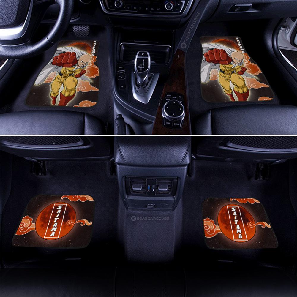 Saitama Car Floor Mats Custom One Punch Man Anime Car Accessories