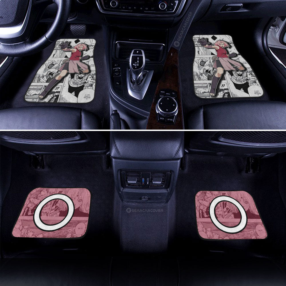 Sakura Car Floor Mats Custom Naruto Anime Car Accessories Mix Manga