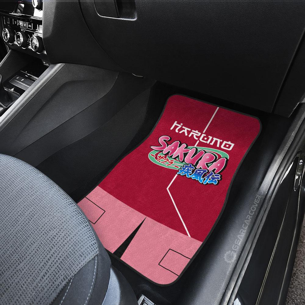 Sakura Shippuden Car Floor Mats Custom Naruto Anime Car Interior Accessories