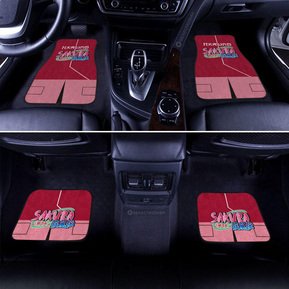Sakura Shippuden Car Floor Mats Custom Naruto Anime Car Interior Accessories
