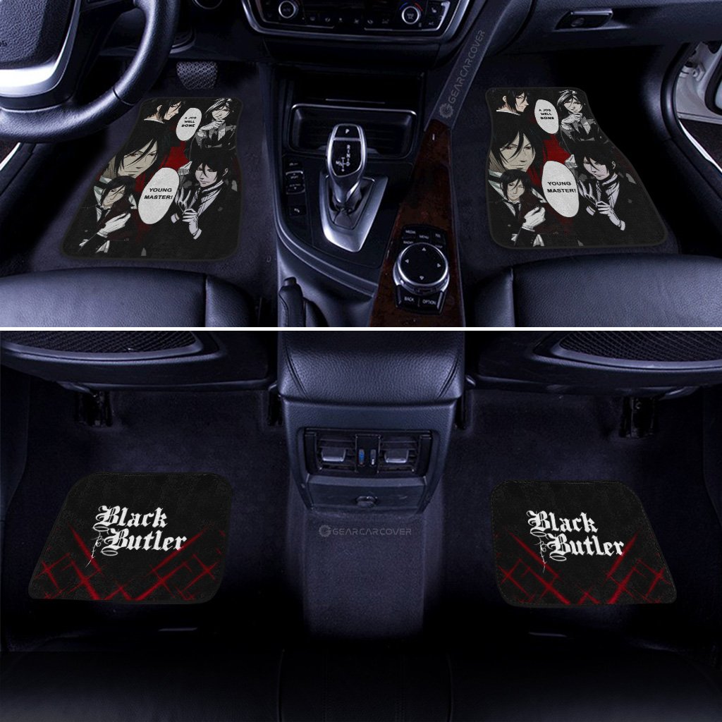 Sebastian Michaelis Car Floor Mats Custom Black Butler Anime Car Accessories