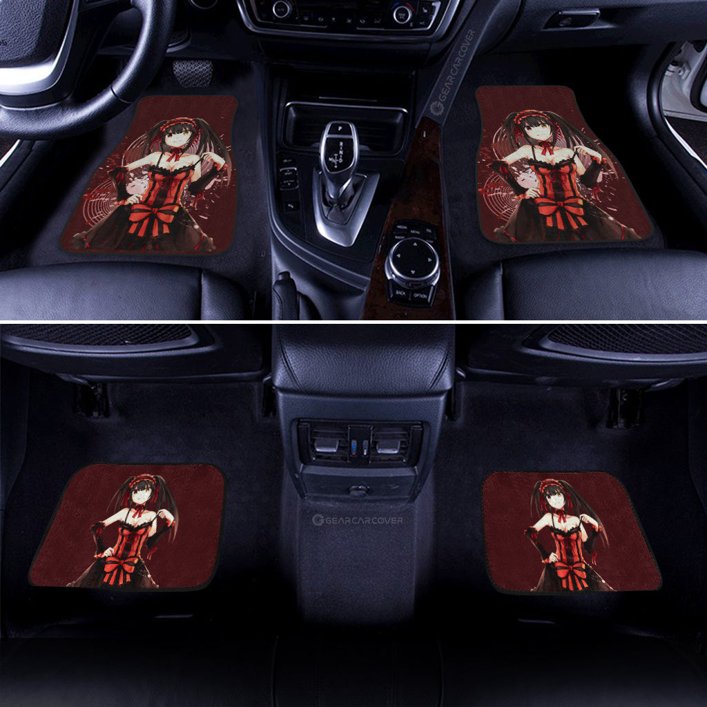 Sexy Girl Kurumi Tokisaki Car Floor Mats Custom Date A Live Car Accessories