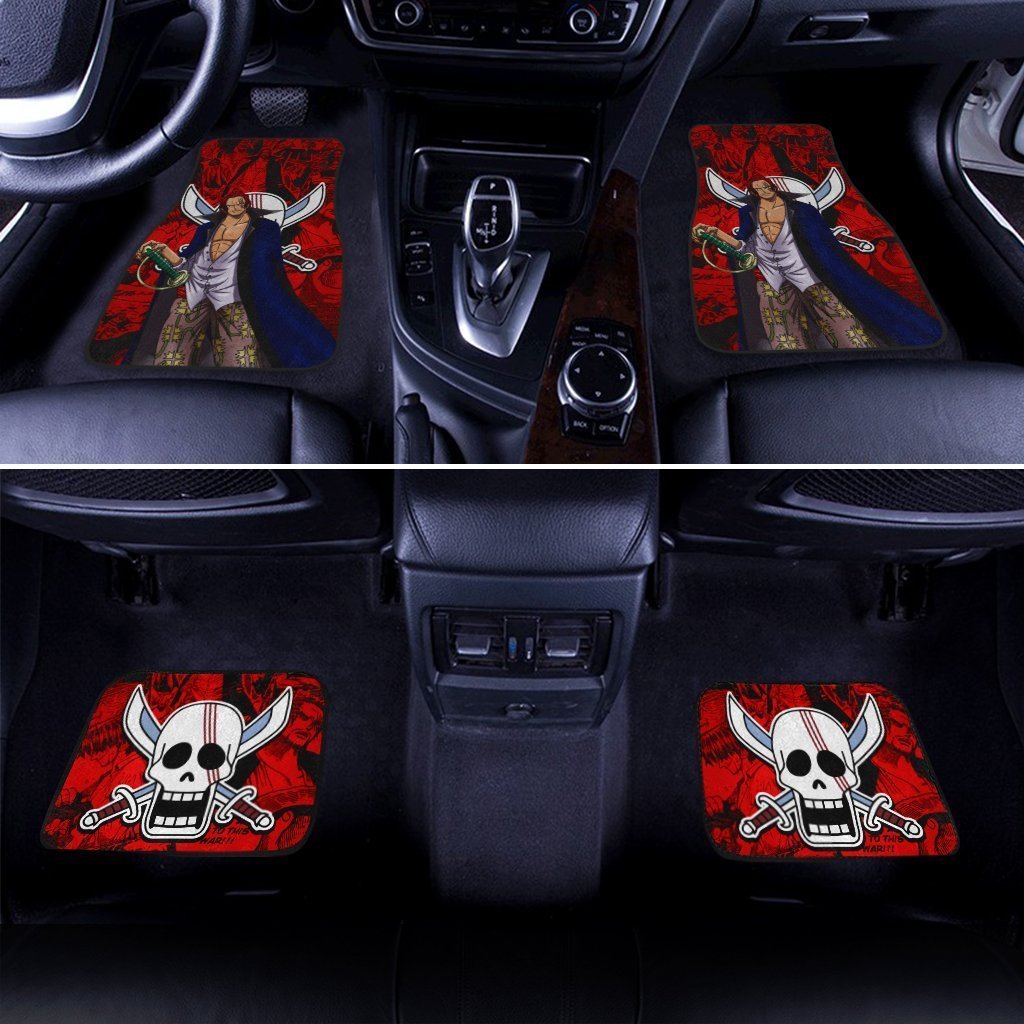 Shanks Car Floor Mats Custom One Piece Anime