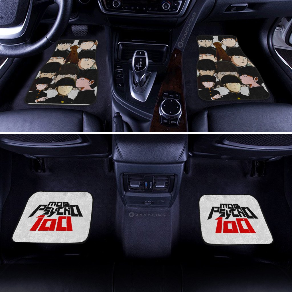 Shigeo Kageyama Car Floor Mats Custom Mob Psycho 100 Anime Car Accessories