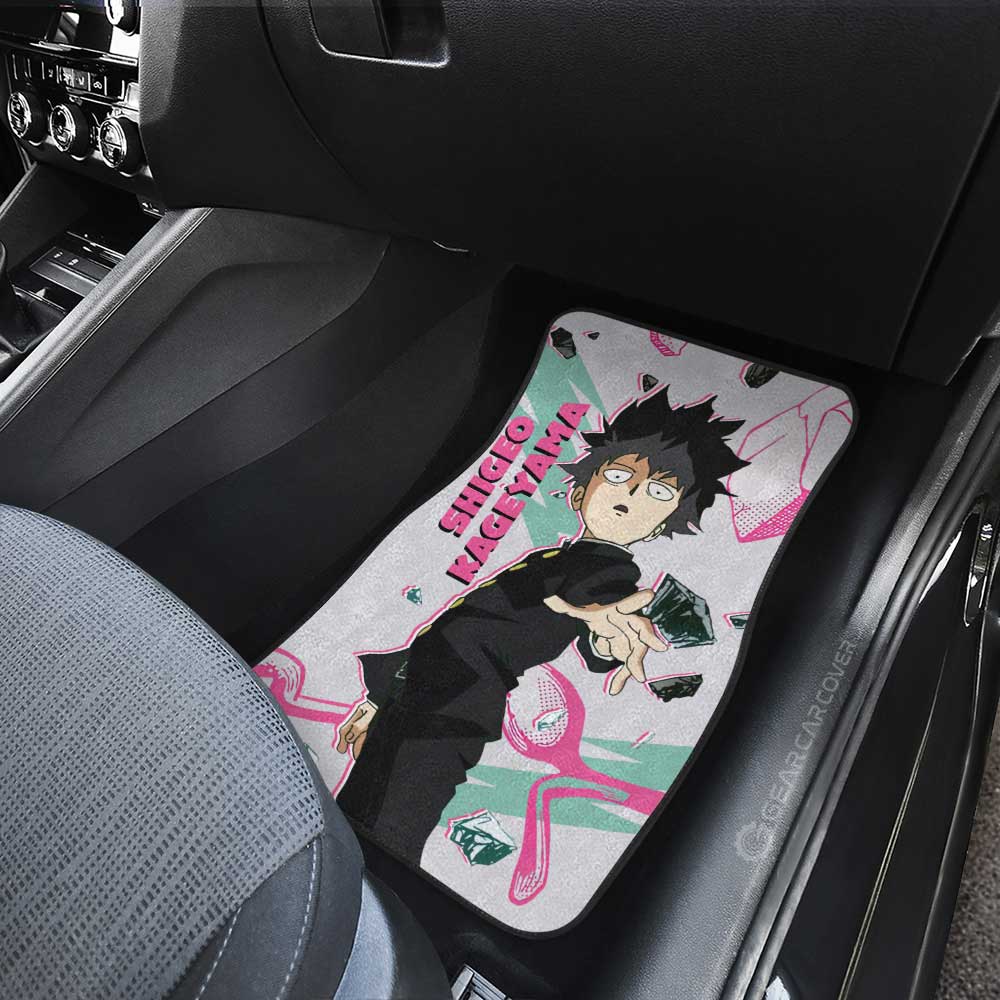 Shigeo Kageyama Car Floor Mats Custom Mob Psycho 100 Anime Car Accessories