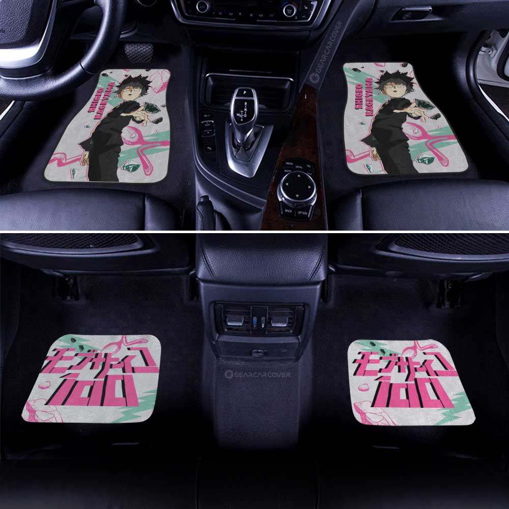 Shigeo Kageyama Car Floor Mats Custom Mob Psycho 100 Anime Car Accessories
