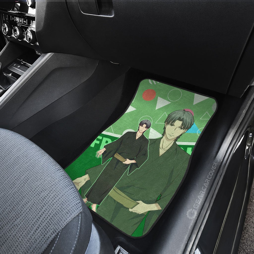 Shigure Sohma Car Floor Mats Custom Fruit Basket Anime Car Accessories