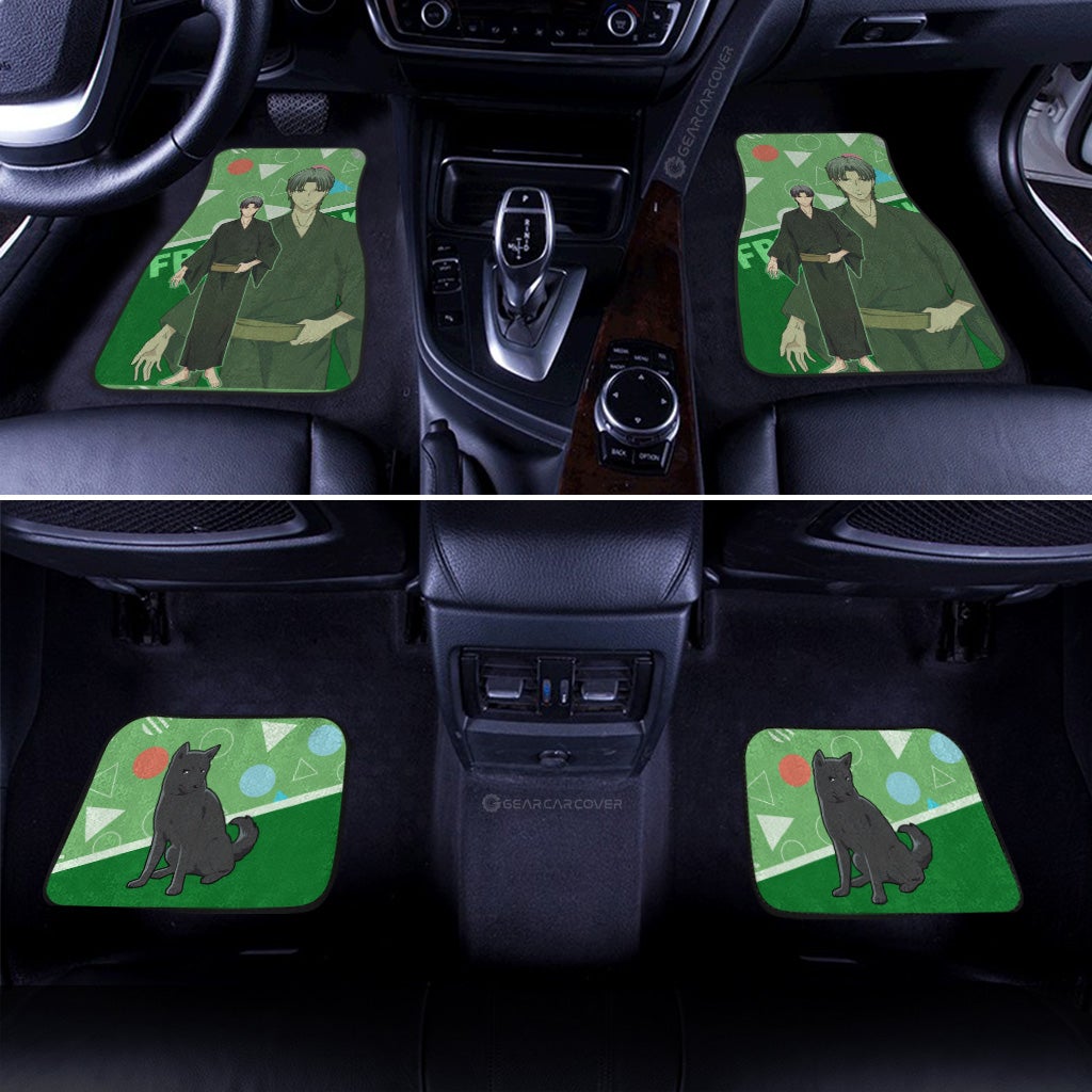 Shigure Sohma Car Floor Mats Custom Fruit Basket Anime Car Accessories