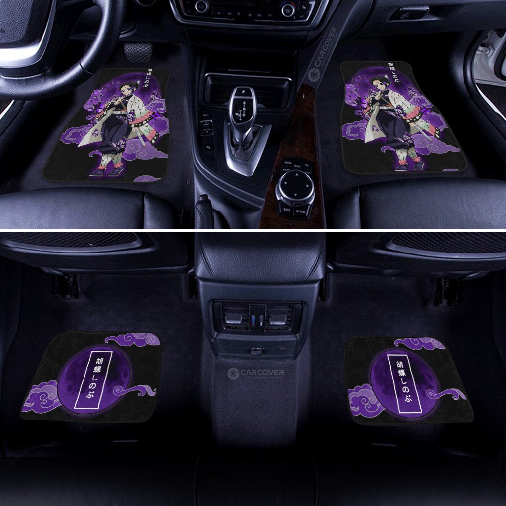 Shinobu Kochou Car Floor Mats Custom Anime Demon Slayer Car Accessories