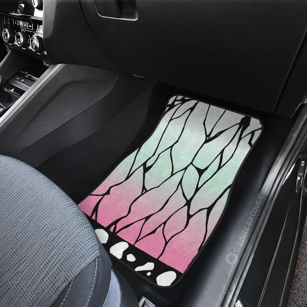 Shinobu Uniform Car Floor Mats Custom Demon Slayer Anime Car Accessories