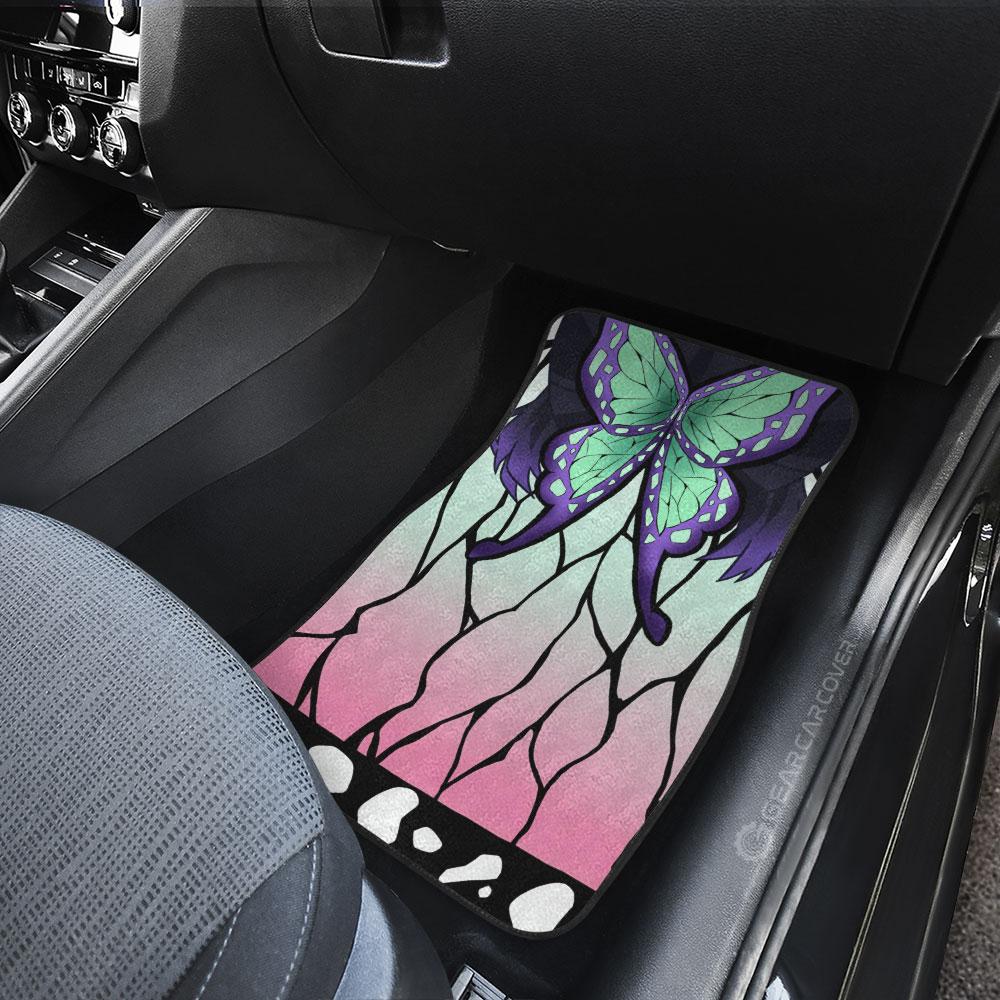 Shinobu Uniform Car Floor Mats Custom Hairstyle Demon Slayer Anime Car Interior Accessories