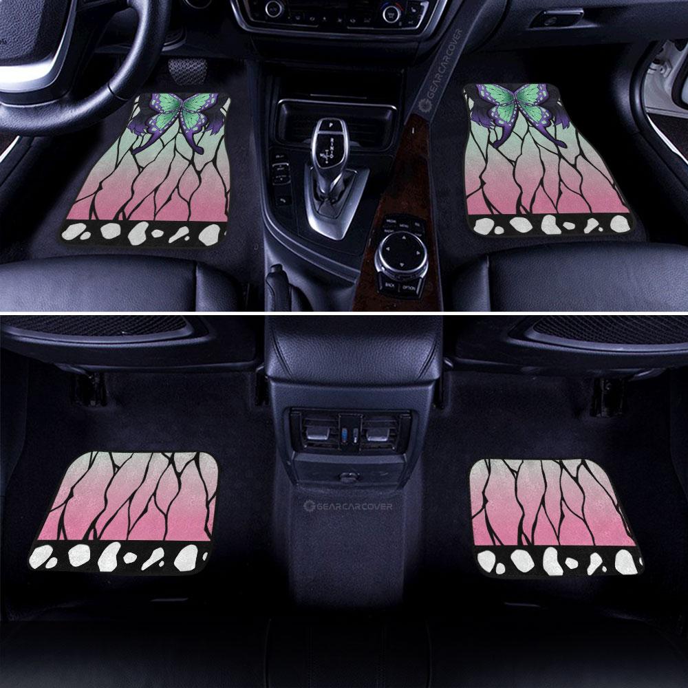 Shinobu Uniform Car Floor Mats Custom Hairstyle Demon Slayer Anime Car Interior Accessories