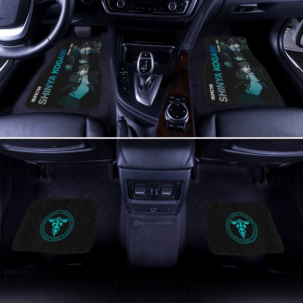 Shinya Kogami Car Floor Mats Custom Psycho-Pass Anime Car Accessories