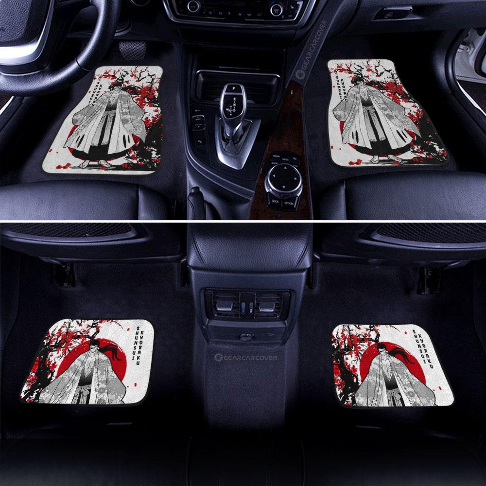 Shunsui Kyoraku Car Floor Mats Custom Japan Style Anime Bleach Car Interior Accessories