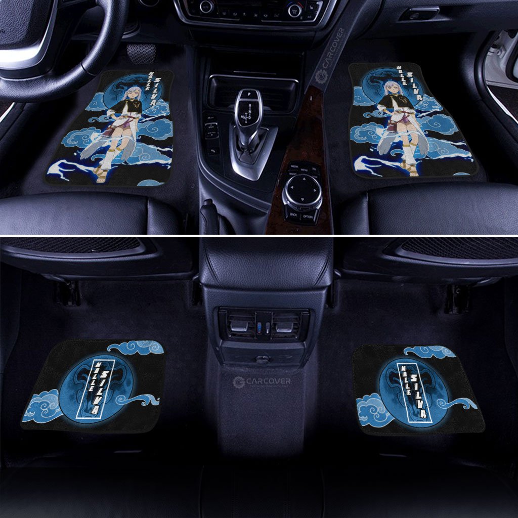 Silva Noelle Car Floor Mats Custom Black Clover Anime Car Accessories