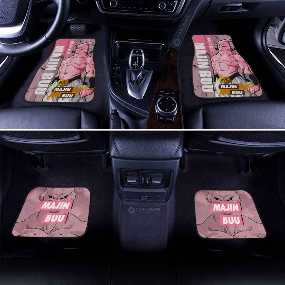 Skinny Majin Buu Car Floor Mats Custom Dragon Ball Anime Car Accessories