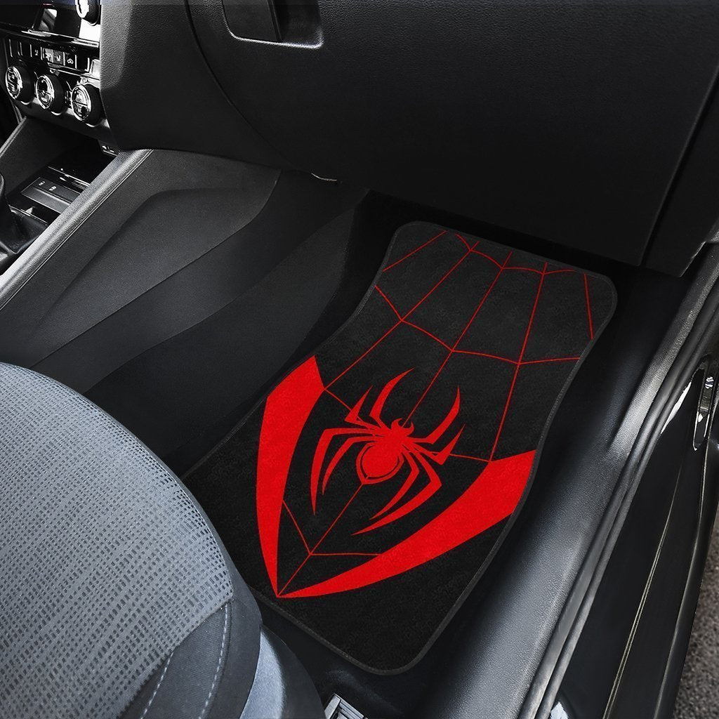 Spider Car Floor Mats Custom Symbol Printed Car Accessories
