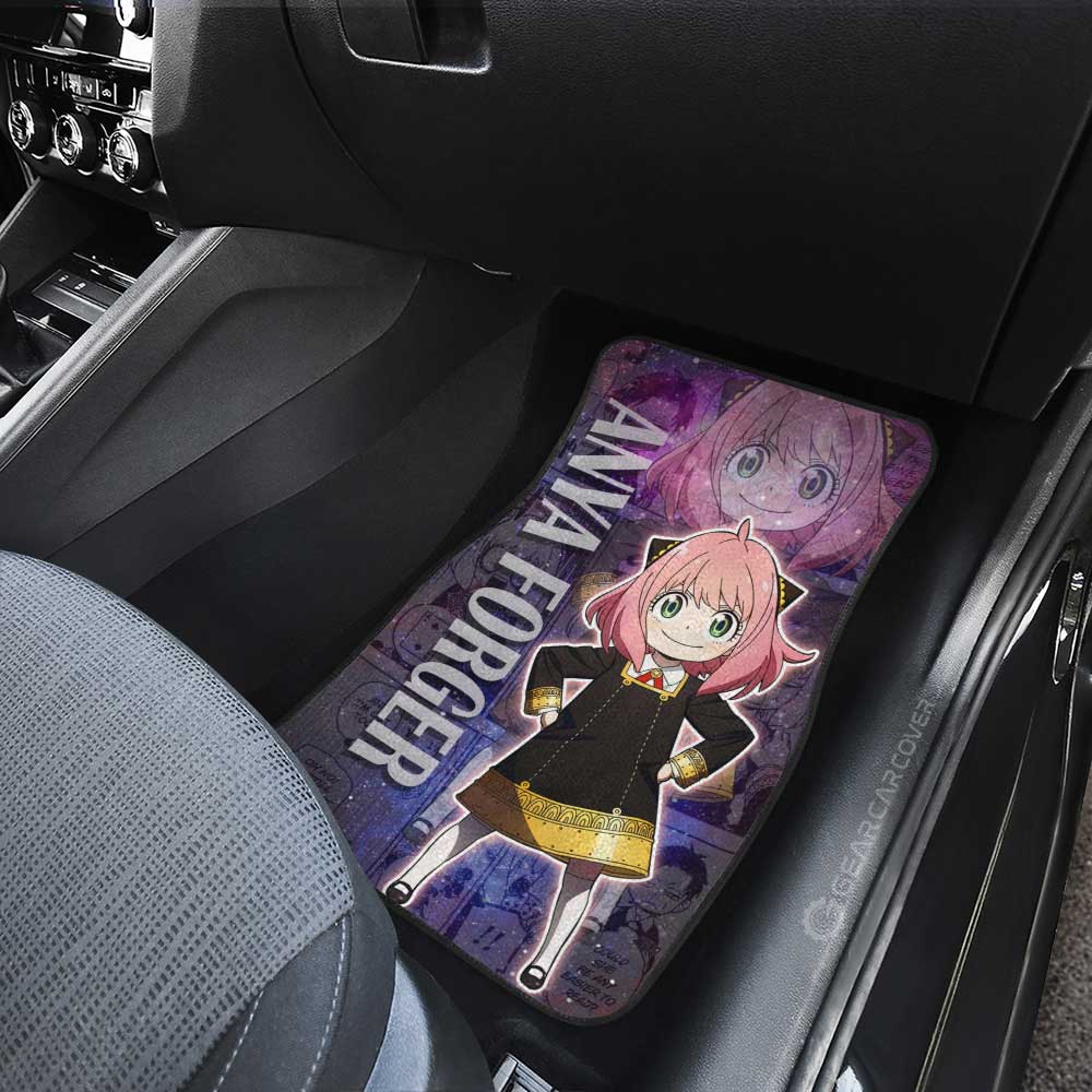 Spy x Family Anime Car Floor Mats Custom Anya Forger Galaxy Style Car Accessories