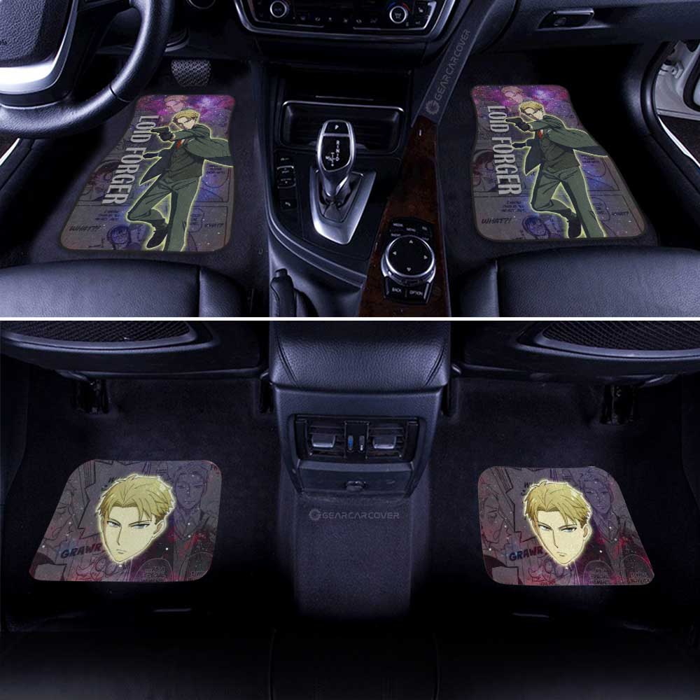 Spy x Family Anime Car Floor Mats Custom Loid Forger Galaxy Style Car Accessories