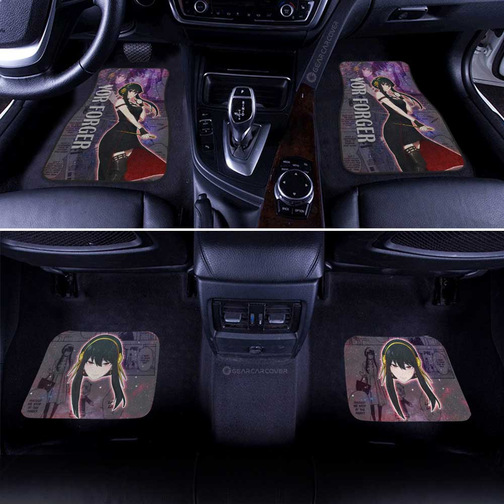 Spy x Family Anime Car Floor Mats Custom Yor Forger Galaxy Style Car Accessories