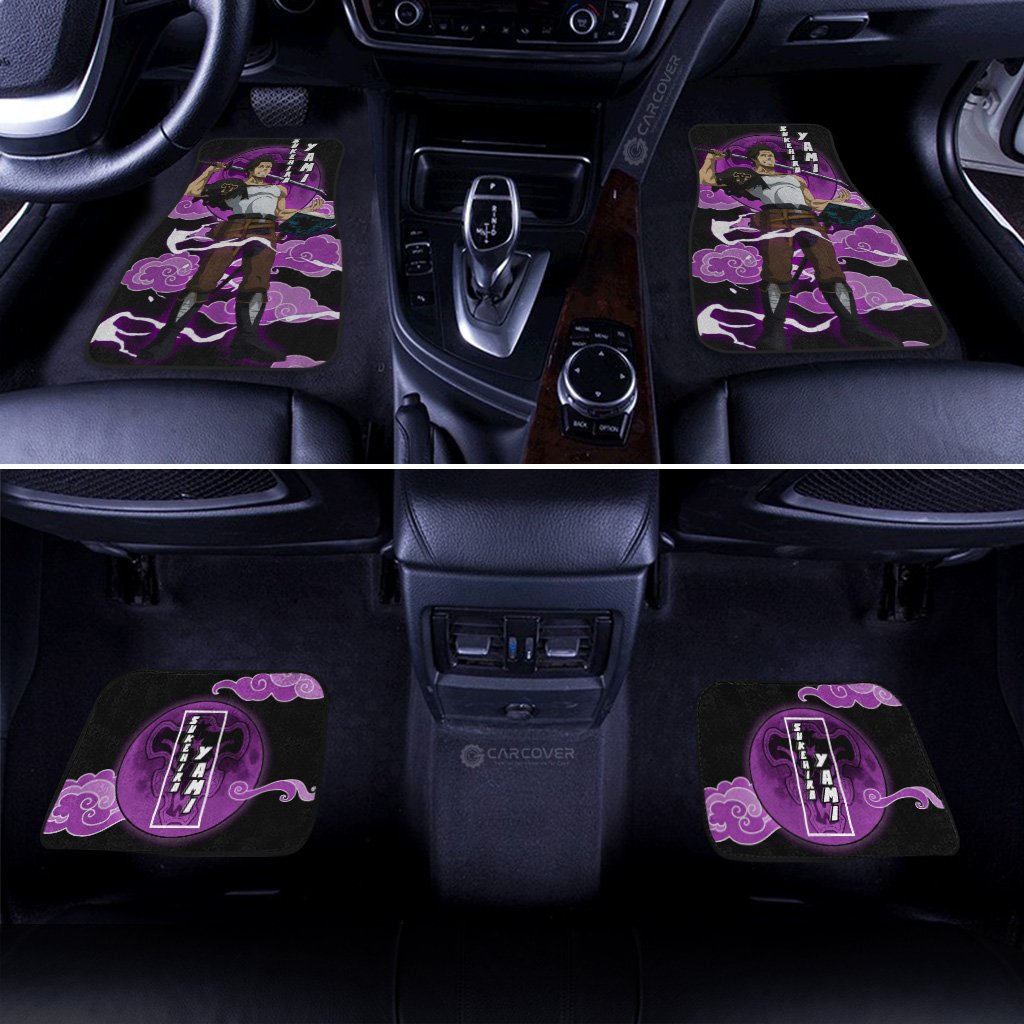 Sukehiro Yami Car Floor Mats Custom Black Clover Anime Car Accessories