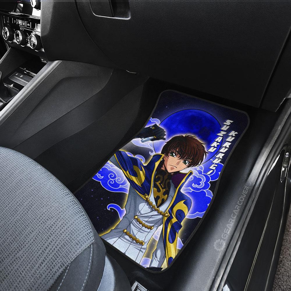 Suzaku Kururugi Car Floor Mats Custom Code Geass Anime Car Accessories